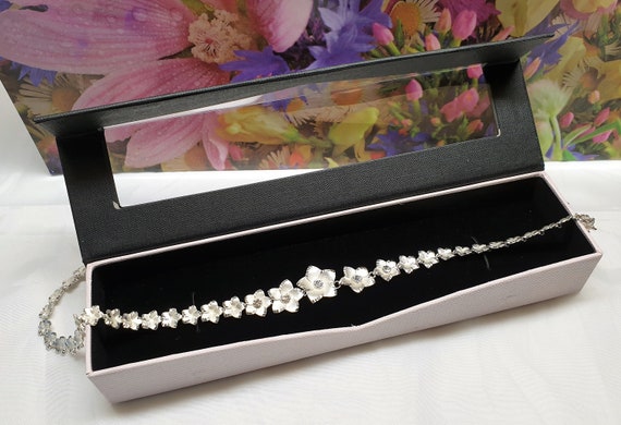 45 cm necklace necklace necklace silver 925 crysta