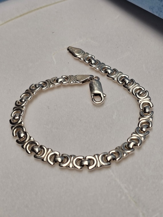 Buy 19 Cm Link Bracelet Silver 925 Vintage Elegant Nostalgic Rare 