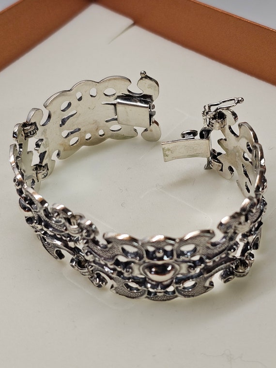 アクセサリー vintage silver925 bracelet 925 Sterling Silver Vintage Genuine Diamonds Shiny Chain