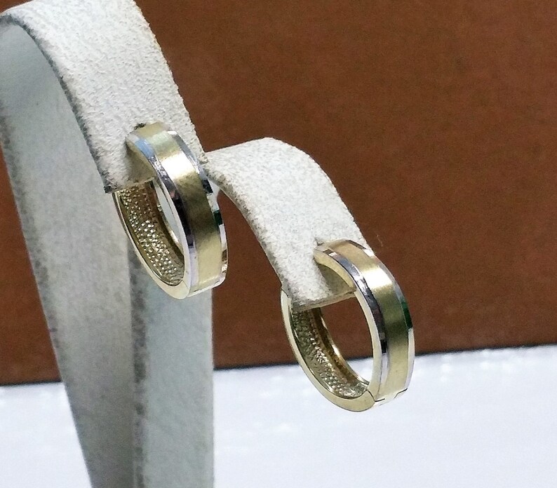 Earrings Creolen Gold 333 classically classy rare OR146