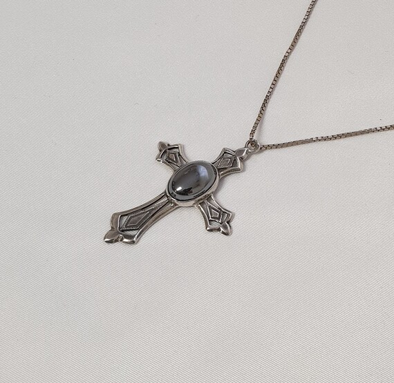 Kreuz Kette Herren Silber Massiv 925 Sterlingsilber Kreuz Anhänger