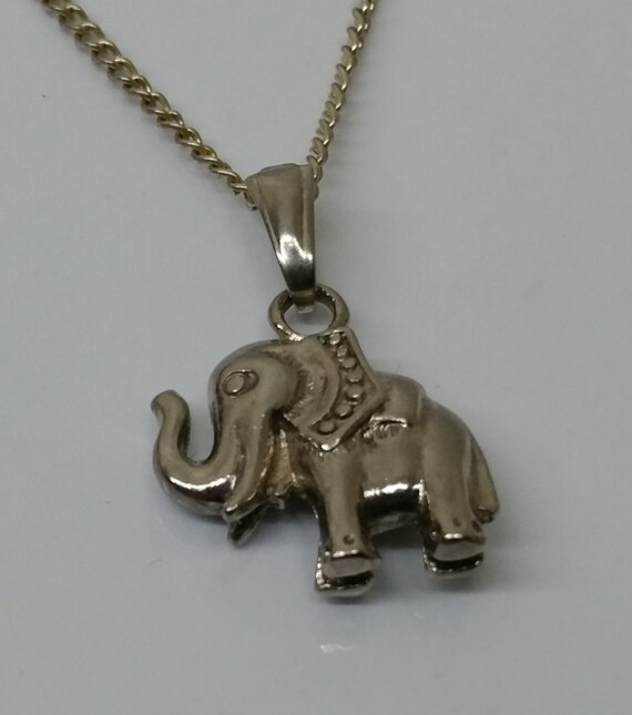 Nostalgischer Anhänger Halskettenanhänger Elefant 