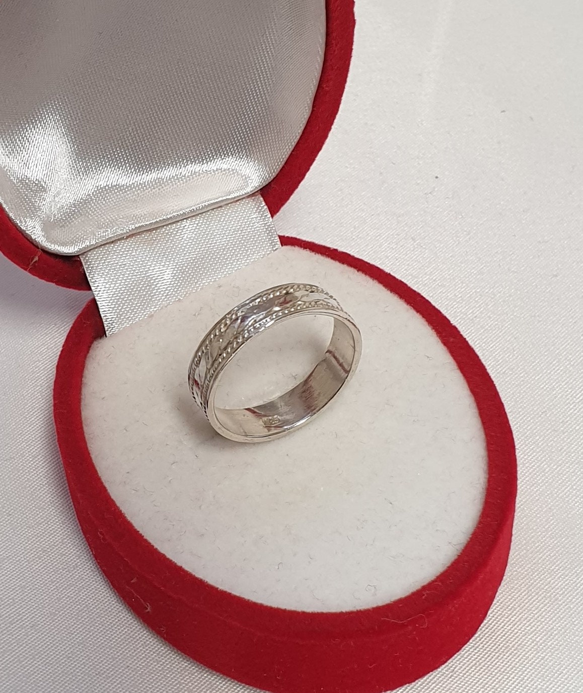 18 Mm Nostalgic Silver Ring 925 Silver Design Pattern