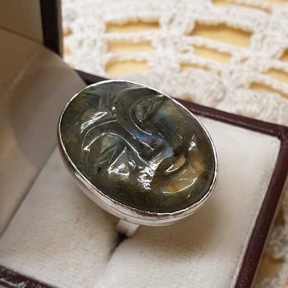 18 mm Eleganter Design Ring Silberring Silber 925… - image 2