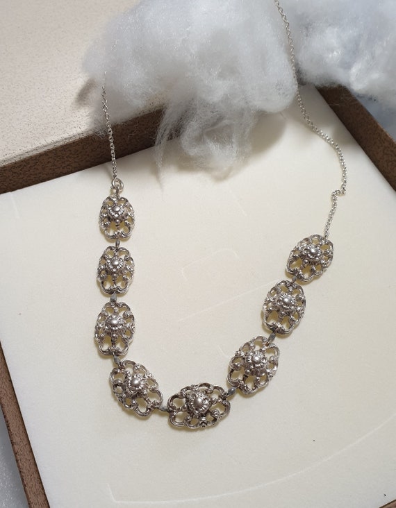45,5 cm Halskette Silberkette Kette Collier Tracht