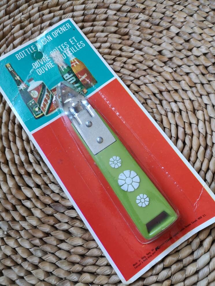 NOS Bottle Opener and Can Opener 1970s Retro Kitchen Daisy Etsy