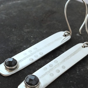 Sterling Silver Hematite Earrings