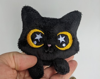 Black Kitty-knuffel - op aanvraag gemaakt