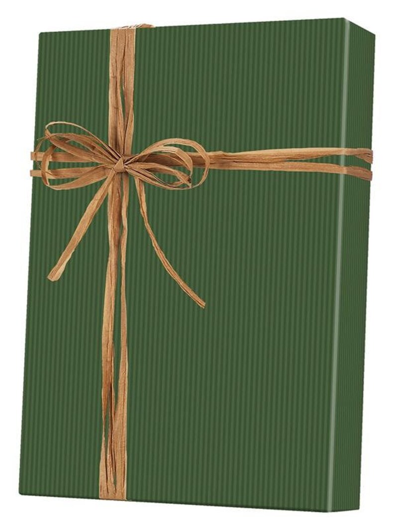 Dark Green Kraft Gift Wrap Christmas Wrapping Paper Kraft Etsy