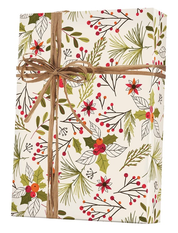 Wrap your gifts in festive style with this Christmas flowers