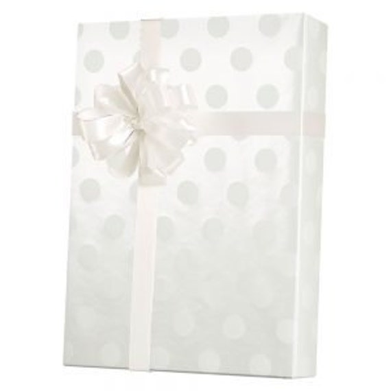 Polka Dot Pearl Gift Wrap | Bridal Shower Wrapping Paper | Wrapping Paper  Rolls | Gift Wrap Rolls | Heavy Duty Paper | Wedding Gift Wrap