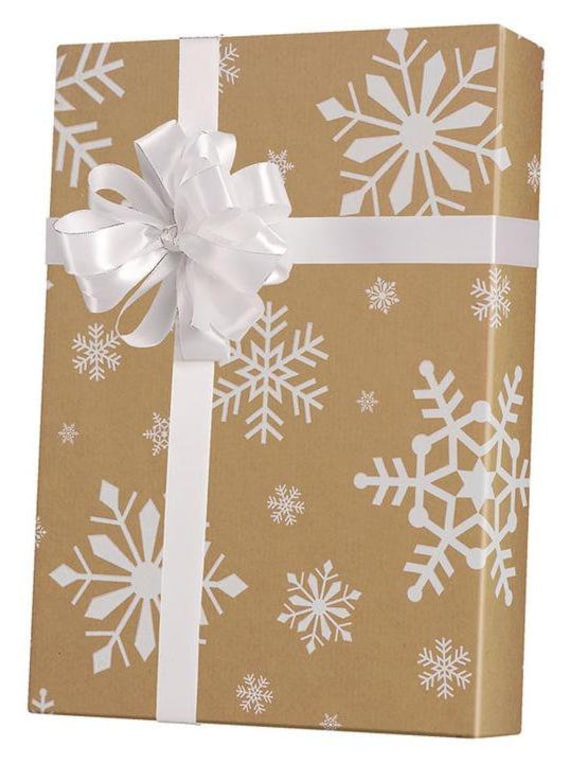 Snowday Kraft Wrapping Paper (36 Sq. ft.) | Innisbrook Wraps