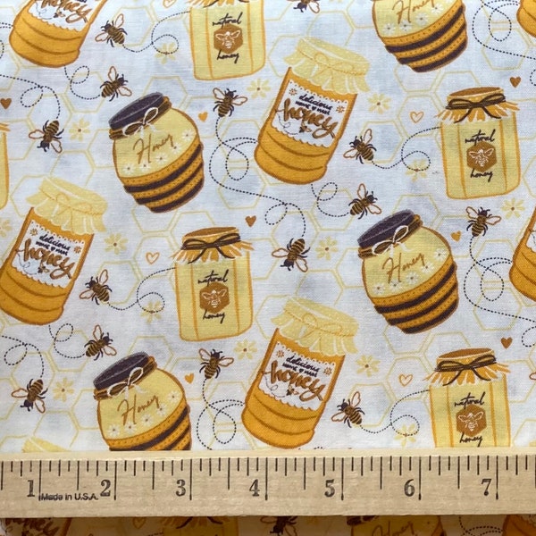 Honey Bee Fabric - Etsy