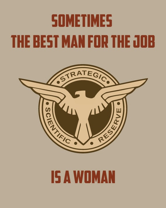 Marvel S Agent Carter Woman Is Best Man For Job Etsy