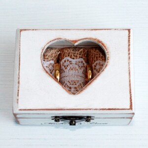 Violin Shaped Jewelry Box | Black Felt Lined Ring Holder, 4.5 Inch Music Lover Gift
