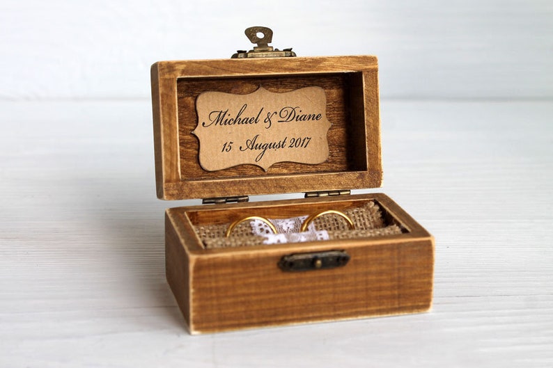 personalized ring box