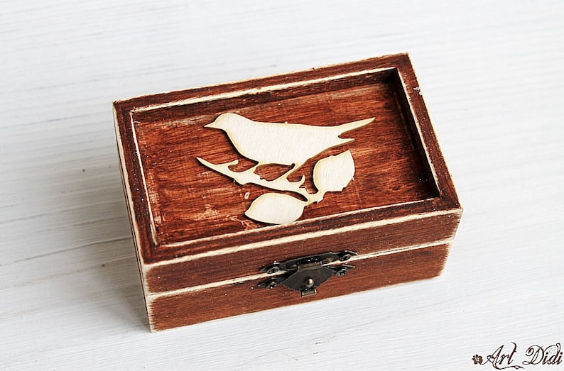 Ring Bearer Box Wedding Ring Box Personalized Ring Box wedding ring holder Wedding Ring Holder Pillow Bearer Box Wood Box
