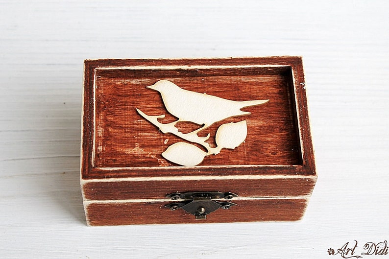 Ring Bearer Box Wedding Ring Box Personalized Ring Box wedding ring holder Wedding Ring Holder Pillow Bearer Box Wood Box
