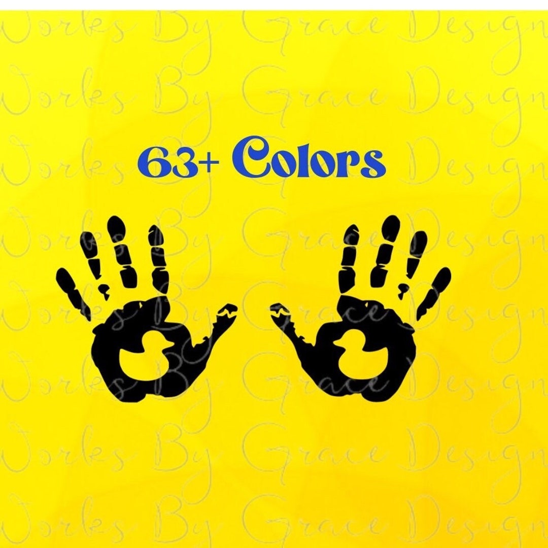 Duck Hand Wave Vinyl Decals, Made to Order Etsy