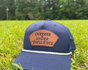 Over Par and under the Influence Hat |Richardson|258|Funny Golf Hat|HydroFit
