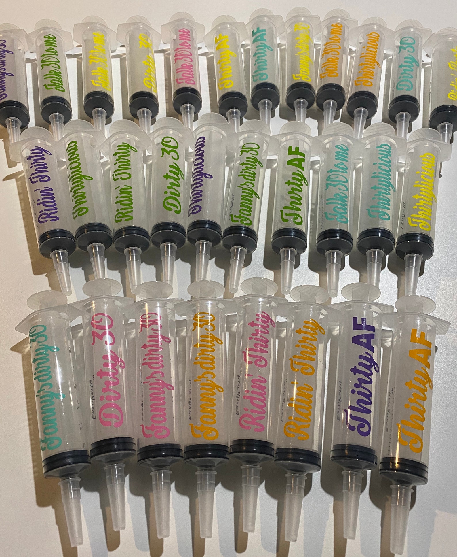 Custom Jello Shot Syringe Party Jello Shots Birthday New Etsy