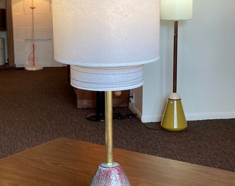 Retro Table Lamp and shade #6136