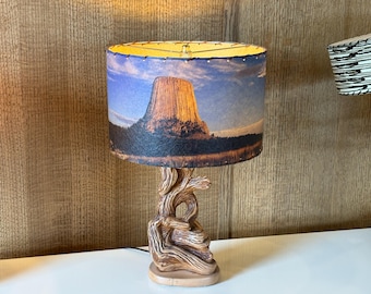 Devil’s Tower Table Lamp and Shade L226