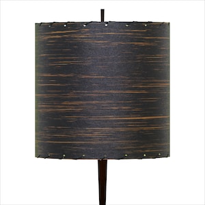 Black & Gold Drum Lampshade / Custom Size Modern Lamp Shade 1904