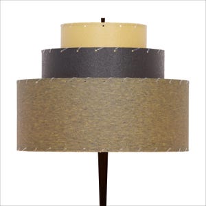 Mid Century Modern Lamp Shade / 3 Tier Fiberglass 2569