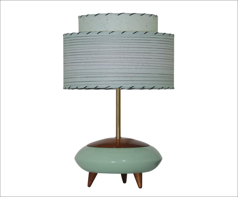 mid century atomic lamp