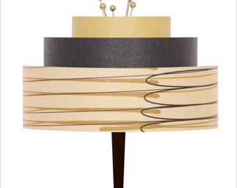 Mid Century Modern Lamp Shade  25125