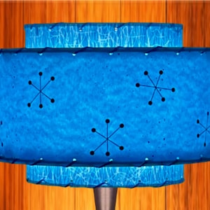 Mid Century Modern 3 Tier Fiberglass Lamp Shade 5.2