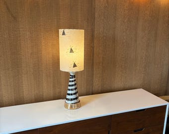 Mid Century Modern Ceramic Tall Table Lamp L2517