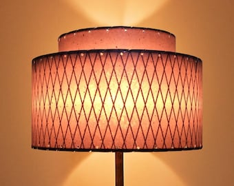 Mid Century Modern 2 Tier Fiberglass Lamp Shade 46.0
