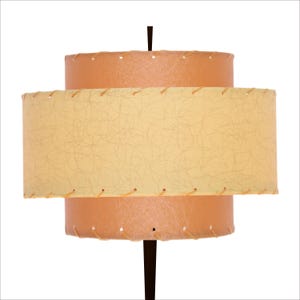 Mid Century Modern Lamp Shade / 3 Tier Fiberglass / Hand Made Atomic Lamp Shade 2566