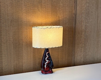 MCM Table Lamp and Oval Shade L2522