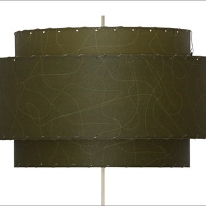 Green Lamp Shade / 3 Tier Fiberglass  2008