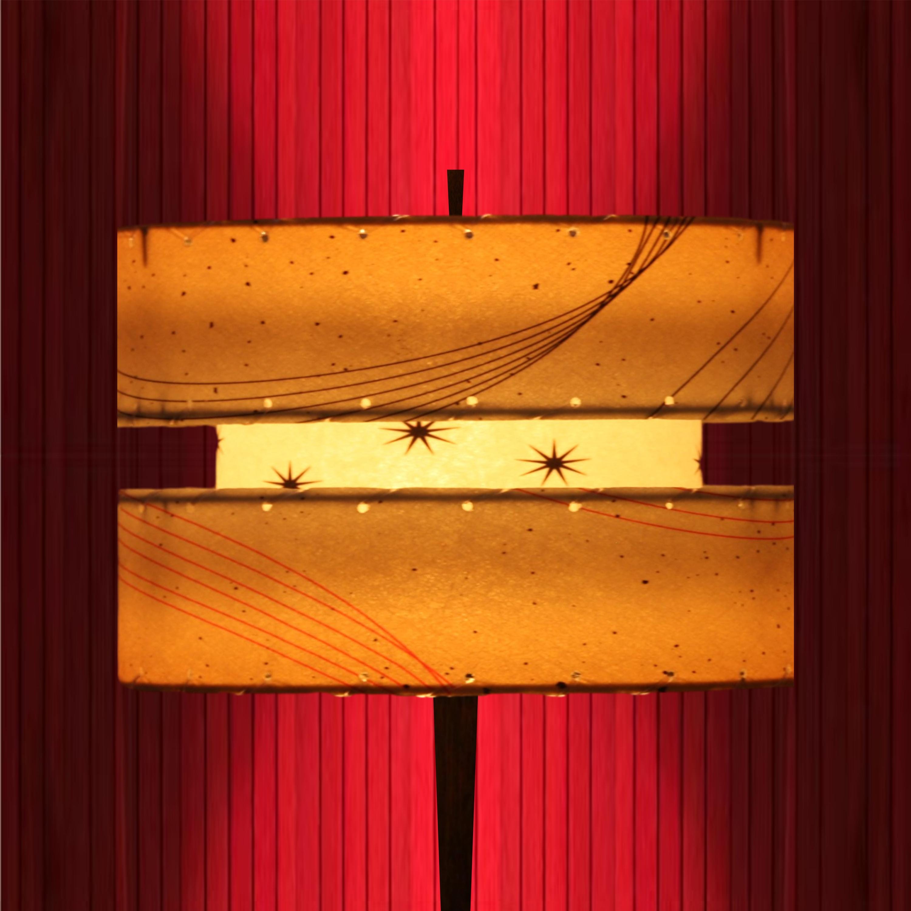 Mid Century Modern Lamp Shade  2598