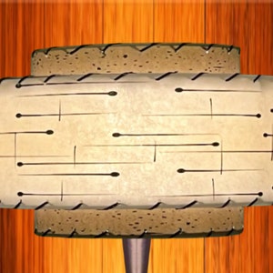 Atomic Lamp Shade / 3 Tier Fiberglass 1245