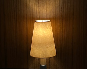 Ready to Ship Lamp Shade / Hand Made Fiberglass Retro Style / Custom Vintage Lighting 793