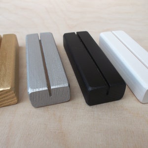 30 porta tarjetas de madera para bodas, porta números de mesa de restaurante, porta tarjetas de madera, porta letreros de madera, porta tarjetas de lugar, madera