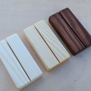 10 Porta segnaposto in legno, Porta numeri da tavolo, Porta biglietti da matrimonio, Decorazioni per matrimoni, Bar, Porta numeri da tavolo per ristoranti, Matrimonio, Rustico