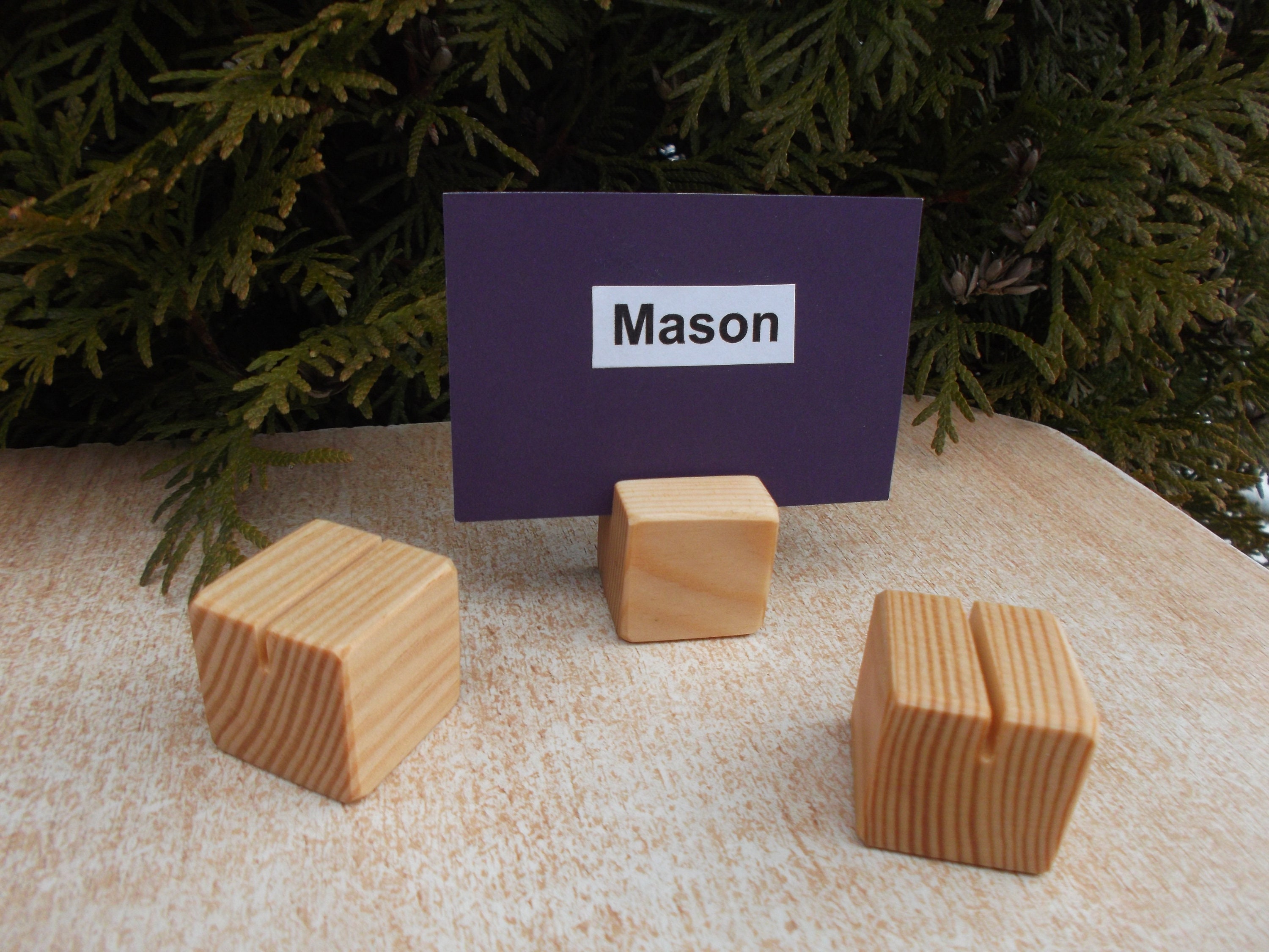 80 Place card holders Wood place card holders for weddings | Etsy