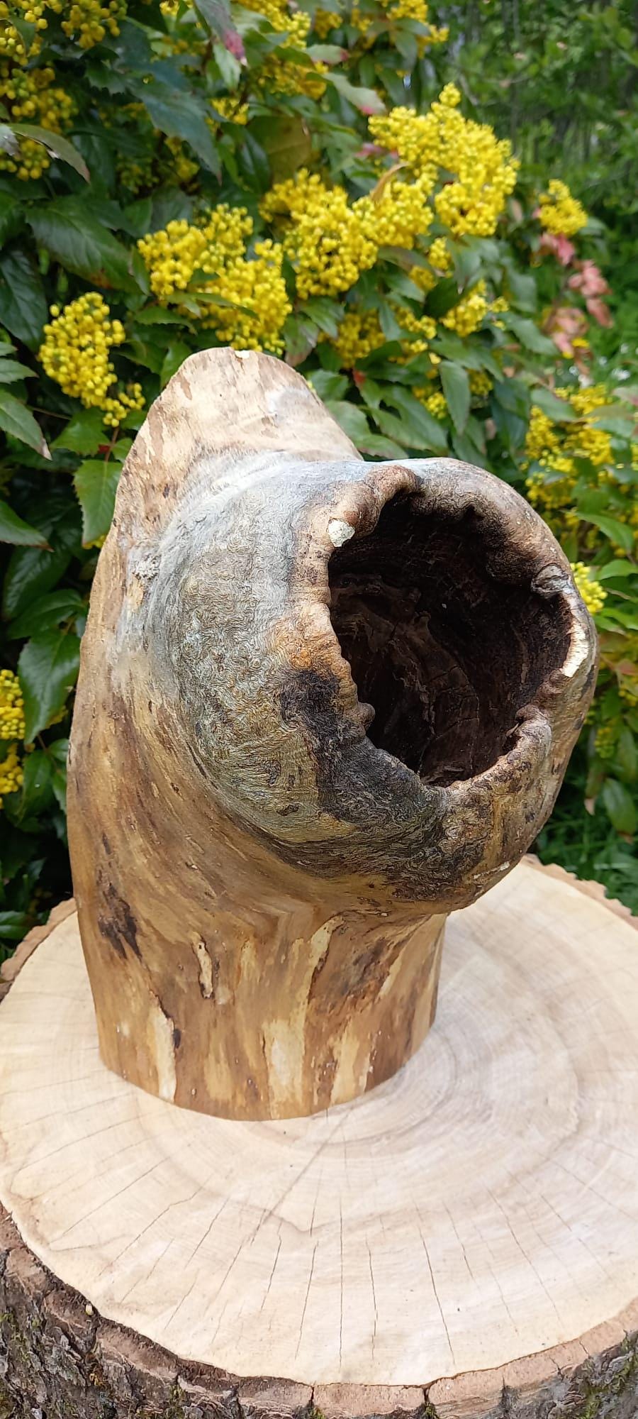 Ash Wood Decor: Natural DIY Floristics Stand