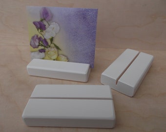 30 White place card holders for weddings, Table number holders, Wedding cardholder, Wedding decor, Cafe, Restaurant table number holders