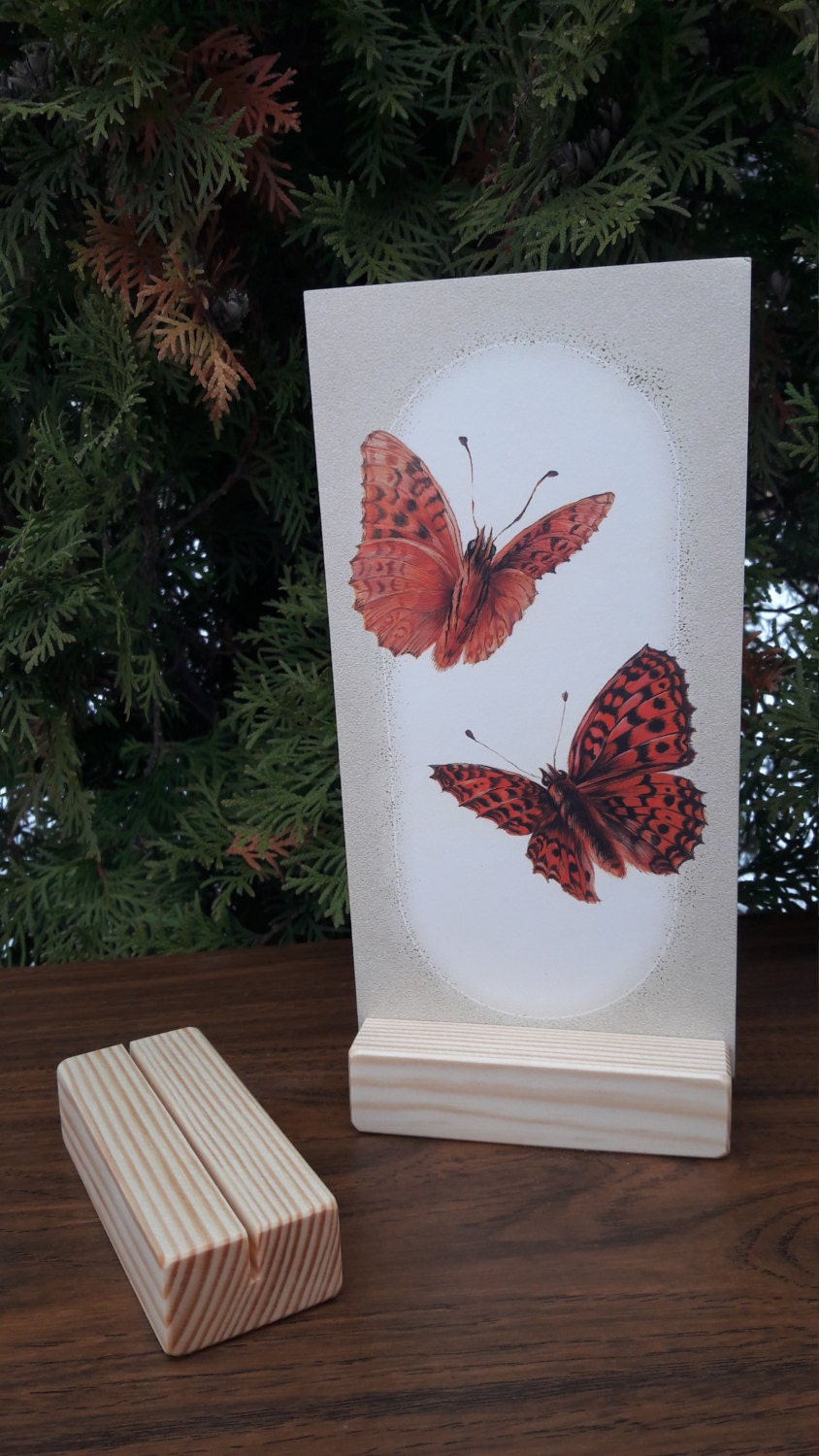 10 Wood Place Card Holders Table Number Holders Wedding Etsy