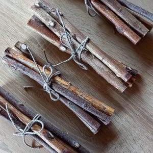 Set of 20 birch branches, dried birch twig, rustic birch wood, natural wedding decor, vase decoration, wood stick for DIY, rustic home decor