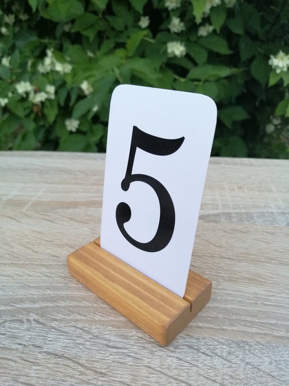 Supporto Carta Legno Base Legno Supporti Per Carta In Legno 15 Pezzi | Porta Menu E Porta Biglietti Da Visita