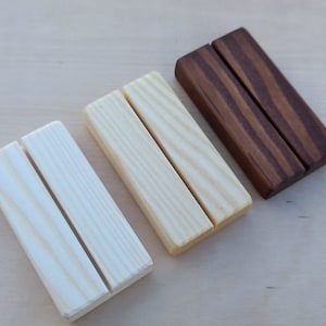 50 Tischnummer Halter, Holz Platzkartenhalter für Hochzeiten, Kartenhalter, Hochzeitsdekor, Cafe, Restaurant Tischnummer Halter, Rustikal