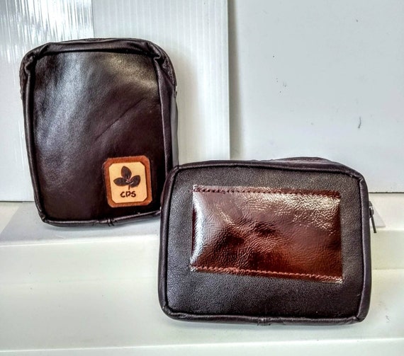 leather utility pouch